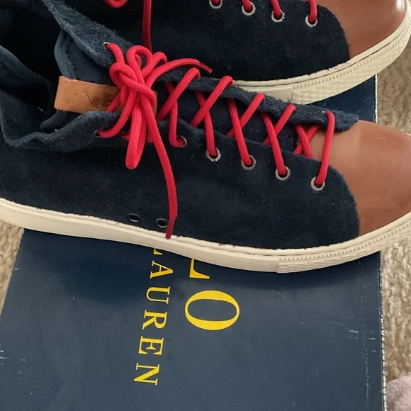 Delaney high-top Polo sneaker by Ralph Lauren - Picture 5 of 6